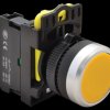 Przycisk sterowniczy kryty 22mm IP65 żółty NO zestaw