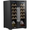 Baridi DH97 24 Bottle Dual Zone Wine Fridge & Cooler