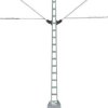 Märklin 74105 H0 Maszt środkowy H0 Marklin C (z podłożem), H0 Marklin K (bez podłoża) 1 szt.
