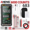 ANENG 683 Smart Multimeter High-end Touch 6000 Counts Multimetro Test Rechargeable Multitester AC/DC Voltage Tester Current Tool