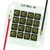 Lampy z wieloma diodami LED na podczerwień SMD 2-pinowa 16-ledowy, λ 850nm, 30 x 30 x 3.95mm, OSLON Black PowerCluster,