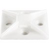 TruComponents 41126 Cable mount Self-adhesive Ø13.40mm 4x thread Clear 1pcs