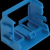 221-509/002-006 Mounting carrier for screw mounting, 10-conductor, blue