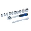 BlueSpot Tools 01502 Socket Set of 12 Metric 3/8in Drive