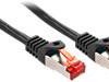 kabel LAN LINDY 47375, 1 szt., RJ45, CAT 6, S/FTP, 3.00 m, czarny