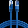 K5525FBL.10 Cat. 6A S/FTP patch cable, Super Flex, 10 m, blue