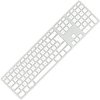 Matias FK418DCS-DE Wireless Keyboard German QWERTZ Mac Silver Aluminium
