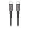 Kabel USB-C do USB-C 100W 5A Premium 1,2m czarny Miccell