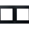 SZAFIR Ramka 2 podwójna do łączników IP-44 czarny metalik RH-2Z/33 OSPEL