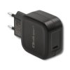 Qoltec Ładowarka sieciowa 20W 5-12V 1.67-3A USB typ C PD Czarna