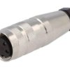 C091-31D0041002 Złącze M16 Wtyk Żeński Lutowanie Na Przewód 4Pin 5A 300V