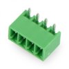 Listwa montażowa KF2EDGR-Y-3.5-4P, męska, 4-pinowa, raster 3,5mm, kątowa, zabudowana
