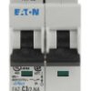 Wyłącznik miniaturowy xEffect, Typ C, 2-biegunowy, 3A, 415V ac, Eaton, xEffect 10 kA