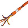 Przewód montażowy 0,9 mm² Pomarańczowy CAE Groupe Poliolefina 19 AWG 100/170 V. dł. 100m 2 x 0,9 mm² + 90°C NF C 32-310