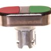 Napęd przycisku podwójnego 22mm zielony i czerwony metalowy IP69k Sirius ACT 3SU1050-3AB42-0AA0