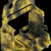 221-549/000-053 Mounting carrier for mounting rail, 10-conductor, grey-yellow