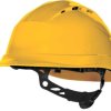 Kask ochronny, Żółty, Polipropylenowe, Mikro, QUARTZ UP IV