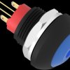 Pushbutton, 1 pole, blue, illuminated  (blue), 0.12 A/125 VAC, 0.2 A/50 VDC, 13.6 mm, IP68, 2-2329387-5