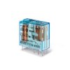 Przekaźnik 12V dc DPDT Finder 650mW, montaż PCB 220 O Wciskane