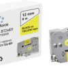 Taśma do nadruku Renkforce RF-LT-BTZe631 zamiennik Zamiennik Brother TZe-631 12 mm Kolor taśmy: żółty Kolor nadruku: cza