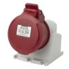 Gniazdo stałe 16A 5P 400V czerwone IP44 ECO SpeedPRO 23395\P01