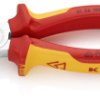 Szczypce uniwersalne chromowo-wanadowe z wielokomponentowymi nasadkami, izolowane wg VDE chromowane 190 mm KNIPEX 01 06 19