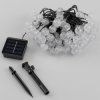 Girlanda Solarna Ogrodowa Lampki Solarne 100x Żarówka LED Kulki na Balkon 16m 3000K GALLA3 LUMILED