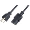 LogiLink CP099 Current Cable [1x NEMA 5-15 plug - 1x IEC C13 plug] 1.80 m Black