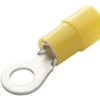 Zacisk oczkowy izolowany średnica wew 6.4mm Żółty RND
