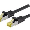 S/FTP7-CU-020BK Patch cord S/FTP 6a linka Cu LSZH czarny 2m 26AWG