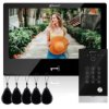 Zestaw Wideodomofonowy Z Monitorem 10Cali @Smart M10t-B-Wifi/Bckp+ 5Xbrelok...