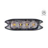 Lampa stroboskop ostrzegawcza LED slim 12V-24V 4x3W R65 IP67