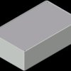 ABS enclosure, (L x W x H) 215 x 130 x 64.5 mm, gray (RAL 9018), COFFER A/8.5