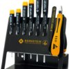 ESD slotted screwdriver kit, 8 pieces, Bernstein, 4-610 VC