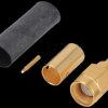 R125 075 000 SMA plug, RG58/141, straight, crimp