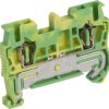 Ground terminal, 2 pole, 0.08-2.5 mm², clamping points: 2, green/yellow, spring balancer connection, NSYTRR22PE