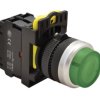 Przełącznik przycisk bistabilny sterowniczy podświetlony 22mm zielony Tracon