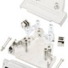 TRU COMPONENTS 7708932 Zestaw listew żeńskich D-Sub TCTRIM25HDS44K, rzędy: 3, styki: 44, 180 °, 1 szt.