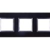Dante Ramka Potrójna Szkło Black Glass 4509183