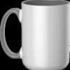 2009330 Mug, blank, ceramic, 425 ml, grey