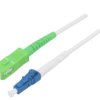 SCA-LCU/OS2-050WH Patch cord światłowodowy OS2 LC/UPC,SC/APC 5m LSZH biały