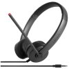 Lenovo 4XD0K25030 Stereo Analog Headset Wired Head-band Office/Call center Blac