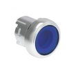 Metalowy przycisk podświetlany 22mm samoczynny powrót kryty Niebieski LPSBL106