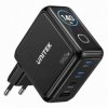 Ładowarka sieciowa z wyświetlaczem 3X USB C + USB A Power Delivery 3.0 [140W] czarna UNITEK