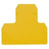 Płytka skrajna do złączek dwupiętrowych ZUG-G21-24 żółty PSU-4/2Z A41-0401