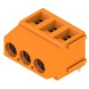 PCB terminal, 3 pole, pitch 5 mm, AWG 24-14, 15 A, screw connection, orange, 1715340000