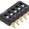 Przełącznik DIP-SWITCH Ilość sekcji 5 ON-OFF 0,025A/24VDC A6S-5101-H