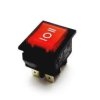 PRZEŁĄCZNIK PODŚWIETLANY 3 POZYCYJNY CZERWONY 12V