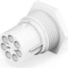 Plug housing, 5 pole, crimp connection, straight, 293688-3