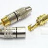 Wtyk RCA CINCH złocony